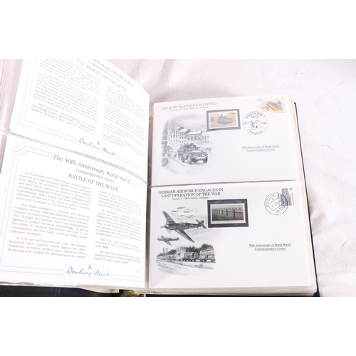 253 - The Danbury Mint The 50th Anniversary of World War II Commemorative Covers Collection withing three ... 