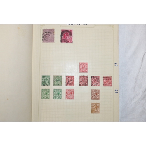 256 - Two albums of GB stamps including eight vic 1d penny blacks, penny red imperfs, stars and plates, tu... 