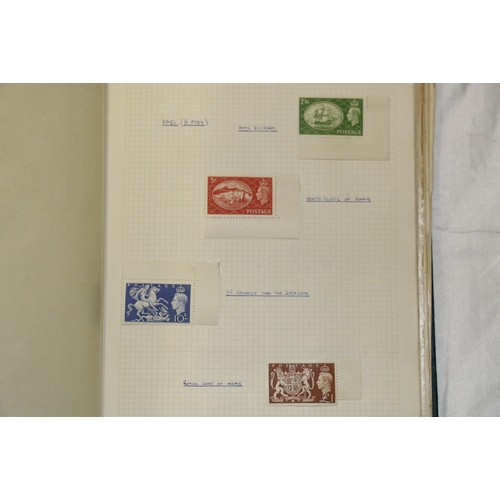 256 - Two albums of GB stamps including eight vic 1d penny blacks, penny red imperfs, stars and plates, tu... 