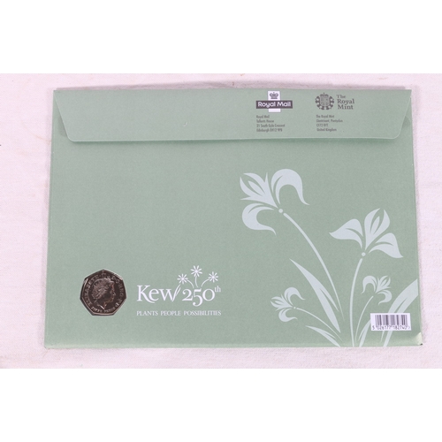 313 - The Royal Mint and The Royal Mail Philatelic Numismatic coin cover 19th May 2009 with Kew Gardens 50... 