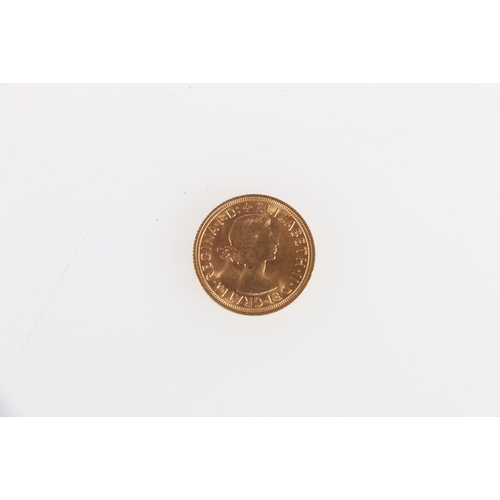 336 - UNITED KINGDOM Elizabeth II gold sovereign 1964 S4125 AUNC