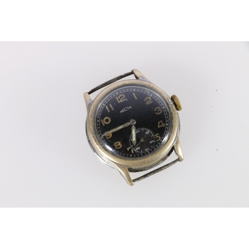 369 - Military style wristwatch by Recta