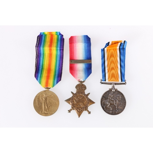 379 - WWI trio of 1020 Private Thomas Swan of Argyll and Sutherland Highlanders including war medal and vi... 