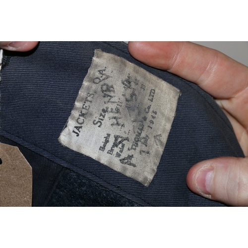 493 - British Royal Air Force dress uniform jacket having H Thomas and Co Ltd interior label dated July 19... 