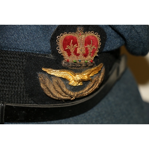 500 - British Royal Air Force dress uniform jacket having Bernard Uniforms (Holdings) Ltd label 