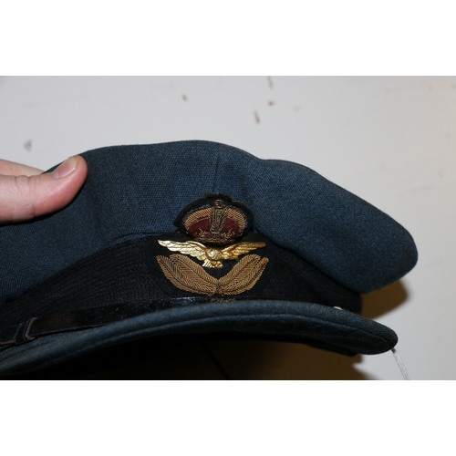 501 - British Royal Air Force dress uniform jacket having Burton label with shoulder rank slide insignia f... 