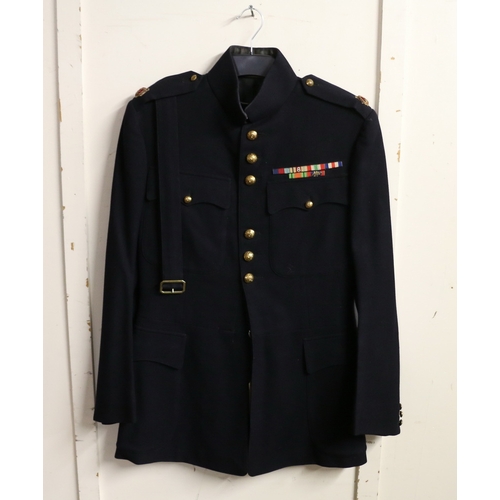 527 - British Army dress uniform jacket having Meyer and Mortimer Ltd of London label 