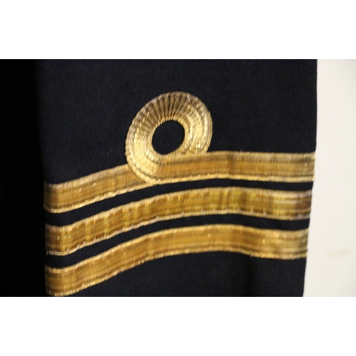 541 - British Royal Navy dress uniform jacket having Geo Spencer of Portsmouth label 