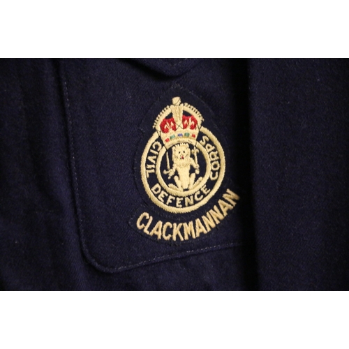 547 - British Civil Defence Corps dress uniform jacket having Charles Markson Limited label 