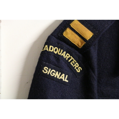 547 - British Civil Defence Corps dress uniform jacket having Charles Markson Limited label 