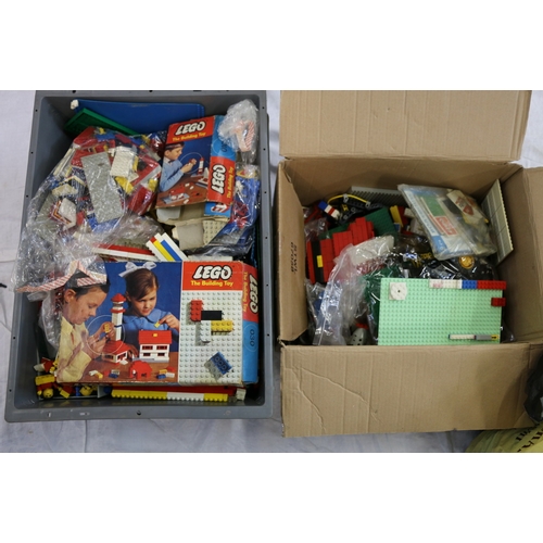 73 - Two large boxes of vintage and later Lego