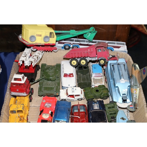 31 - Approximately 30 playworn Dinky Toys model vehicles including 952 Vega Major Luxury Coach, 275 Brink... 