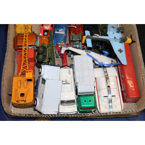 31 - Approximately 30 playworn Dinky Toys model vehicles including 952 Vega Major Luxury Coach, 275 Brink... 