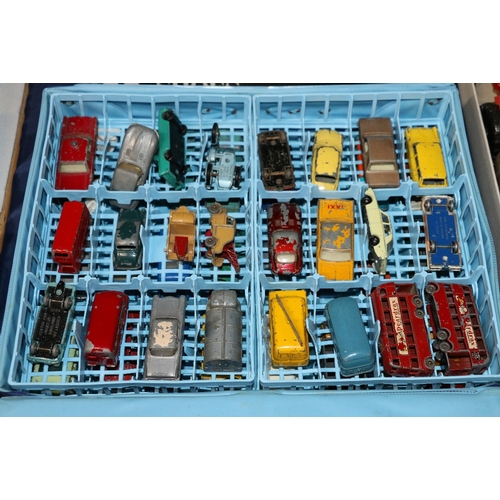 15 - Two Matchbox 41 Collector's cases with lift our trays containing vehicles, Corgi, Lone Star, Budgie ... 