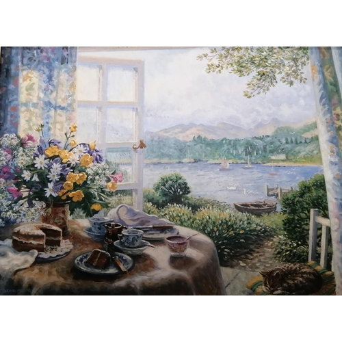 Stephen J Darbishire B British Afternoon Tea Summer Flowers