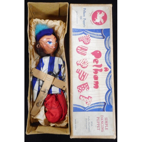 116 - Pelham Puppet. Type LS. Boy. In original box.