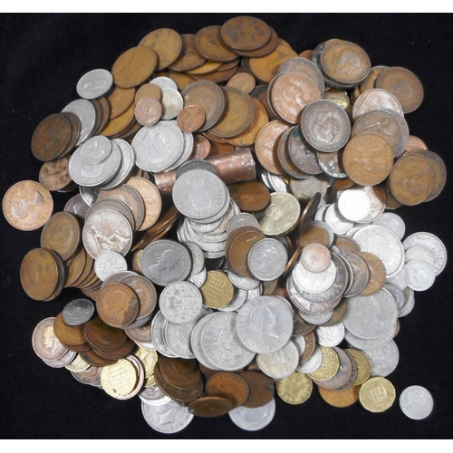 245 - Collection of various coins, mostly British.