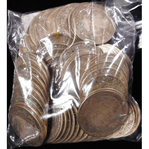 259 - Collection of pre-1947 silver half crowns. 825.8gm.