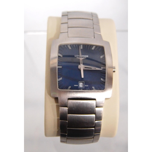 Longines Opposition L3.626.4 gent s wristwatch with blue face