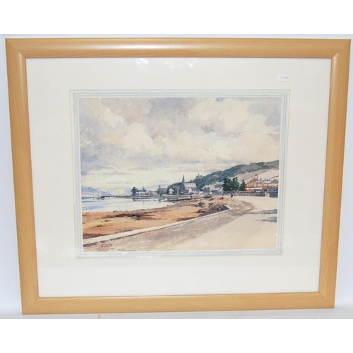 234 - STIRLING GILLESPIE (SCOTTISH, 1908 - 1993)RothesaySigned lower left, watercolour, 32cm x 39cm. ... 