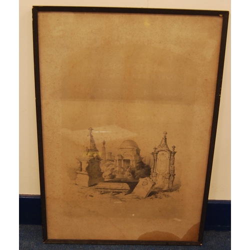 236 - Seven framed prints of historic Dumfries after WC Aitken and others.