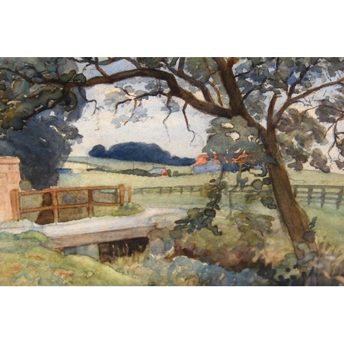 238 - IN THE MANNER OF MARGARET TARRANT (ENGLISH, 1888 - 1959)The Sticket BridgeWatercolour, 17cm x 24cm.... 