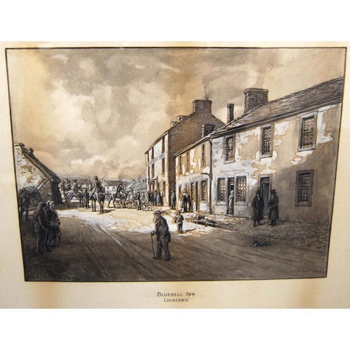 272 - A.S. PATERSON (BRITISH, 19TH CENTURY)King's Arms Inn, Lockerbie and Bluebell Inn, LockerbieSigned, g... 