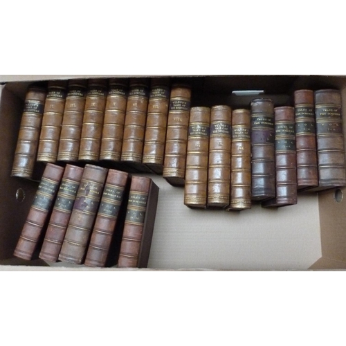 121 - LEIGHTON ALEXANDER (Ed).&nbsp; Wilson's Tales of the Borders. 11 vols. 12mo. Half calf. Edinburgh, n... 