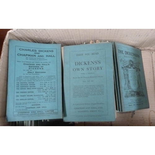 141 - THE DICKENSIAN.  50 various copies of this periodical, mainly in orig. wrappers.