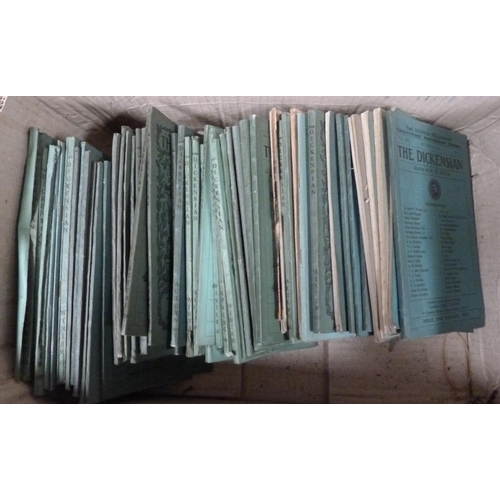 141 - THE DICKENSIAN.  50 various copies of this periodical, mainly in orig. wrappers.