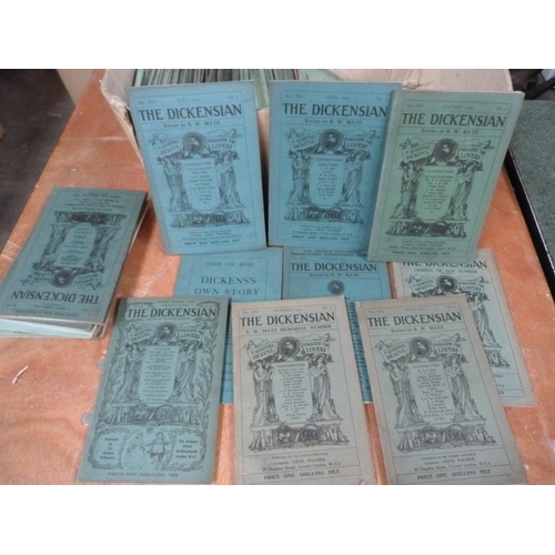 141 - THE DICKENSIAN.  50 various copies of this periodical, mainly in orig. wrappers.