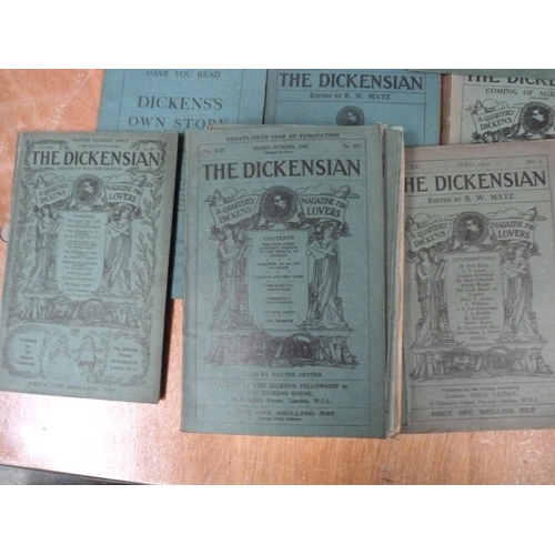 141 - THE DICKENSIAN.  50 various copies of this periodical, mainly in orig. wrappers.