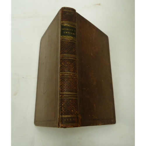 151 - QUARLES FRANCIS.  Emblems Divine & Moral, together with Hieroglyphicks. 94 eng. plates (no gener... 