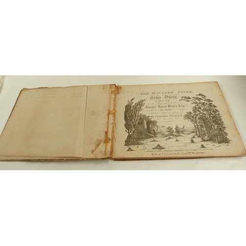 157 - STORACE STEPHEN (Composer).  The Haunted Tower, A Comic Opera in Three Acts as Performed at The Thea... 
