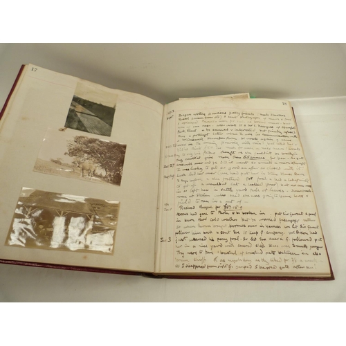 159 - BALL S. N., of Foxwold Chase (Kent). Scrapbook & diary of Equestrian & sporting interest. Qu... 
