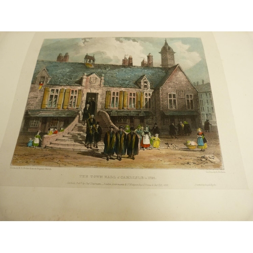 162 - NUTTER M. E. &nbsp;Carlisle in the Olden Time, A Series of Views of Ancient Public Buildings. Good e... 