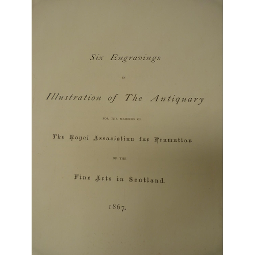 165 - ROYAL ASSOC. FOR ... THE FINE ARTS IN SCOTLAND. Illustrations of Waverley & Illustrations of the... 