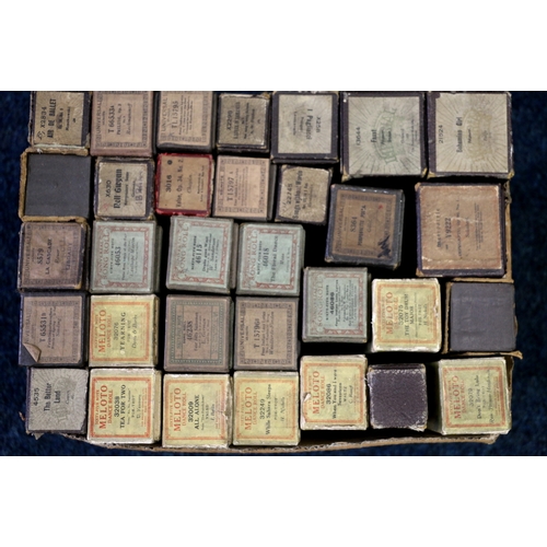 177 - Box of pianola rolls.