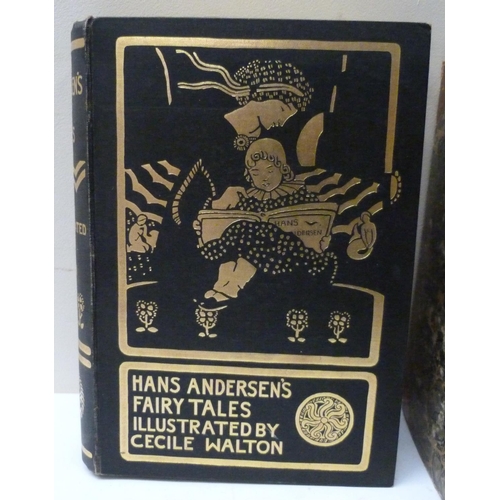 56 - COWPER WILLIAM.  Poems. 2 vols. Calf, rubbed. 1794; also 5 other vols. (NB: the Hans Andersen is lac... 