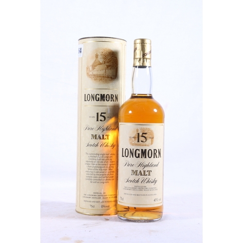 164 - LONGMORN 15 year old Highland pure malt Scotch whisky, distilled by the Longmorn Distillery Company ... 