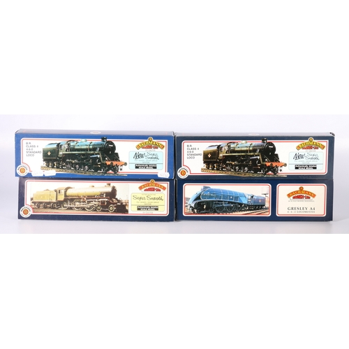 20 - Four Bachmann Branchline OO gauge model railway locomotives including 31-703 4-6-0 Wildebeeste tende... 