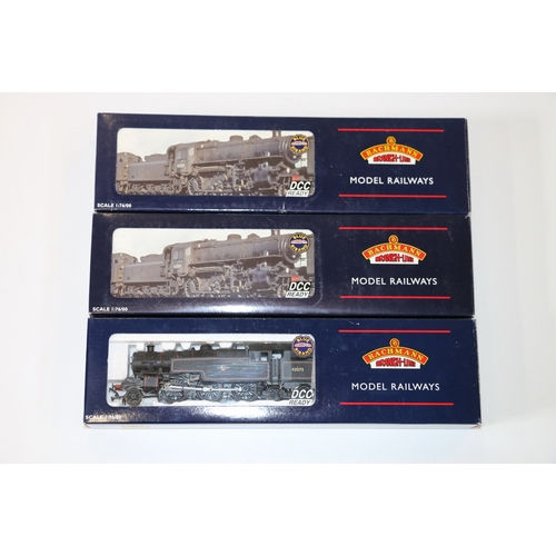 69 - Three Bachmann Branchline OO gauge DCC ready model railway locomotives including 32877 4-6-4 Fairbur... 