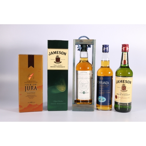 222 - ISLE OF JURA 10 year old single malt Scotch whisky 40% abv 70cl boxed, LOCHRANZA (Isle of Arran) Fou... 