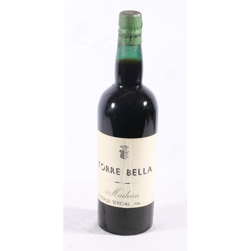 227 - TORRE BELLA 1934 vintage sercial Maderia, no abv or vol stated