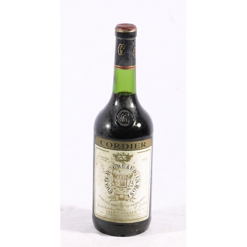 231 - CHATEAU GRUAUD LAROSE Cordier 1974 Grand Cru Classe St Julien, no abv stated, 73cl