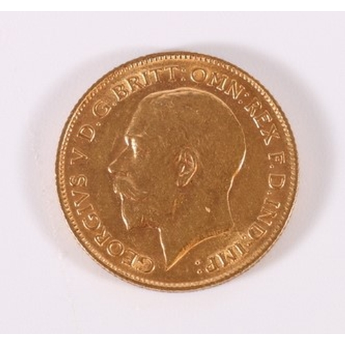 413 - UNITED KINGDOM George V (1910-1936) gold half sovereign 1911, S4006