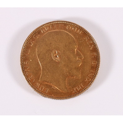 422 - UNITED KINGDOM Edward VII (1901-1910) gold sovereign 1910 P, Perth Australia Mint, S3973