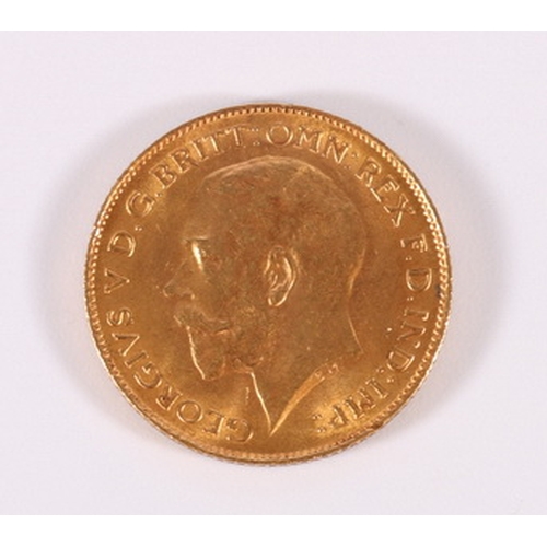 428 - UNITED KINGDOM George V (1910-1936) gold half sovereign 1914, S4006