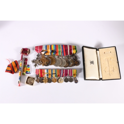 457 - WWI nine medal group to Royal Engineer 28472 Warrant Officer Frederick W Roberts MBE including MBE m... 