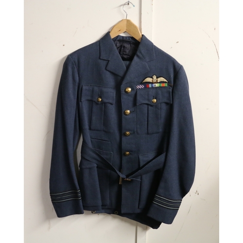 546 - British Royal Air Force dress uniform jacket having Burton of Princes Street Edinburgh label, RAF br... 